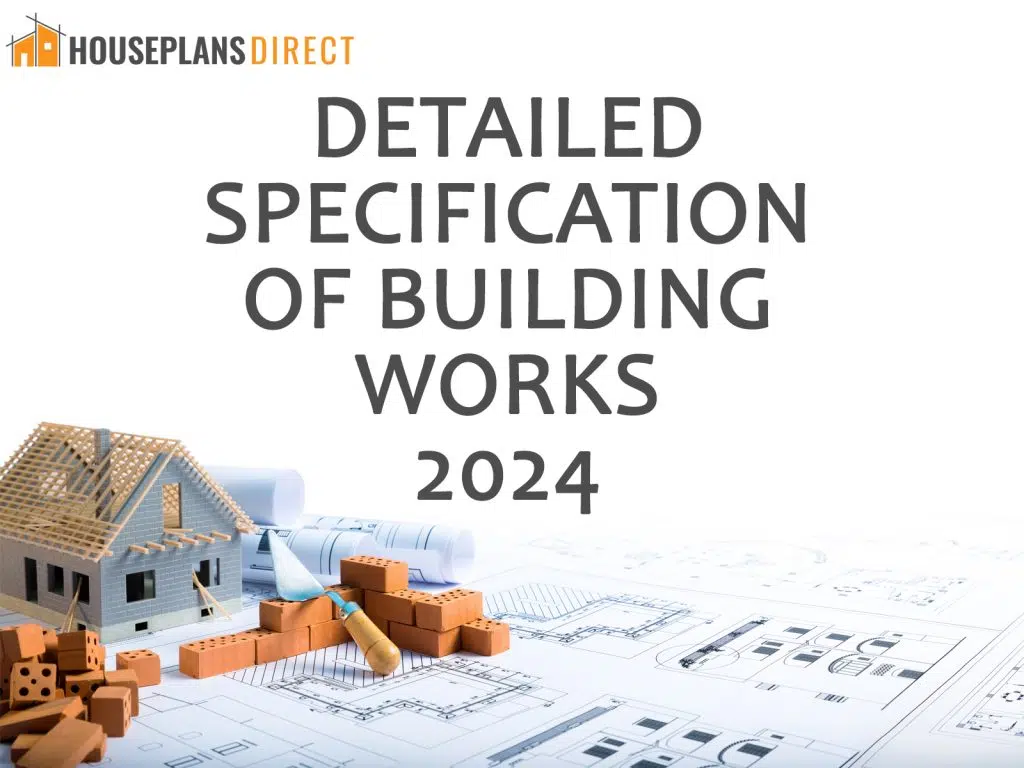 Building Specifications Template for New Homes - Updated 2024