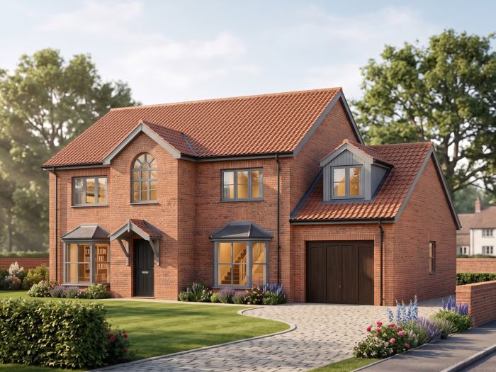 detached family house plans