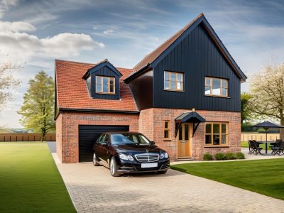 three bedroom detached house plan