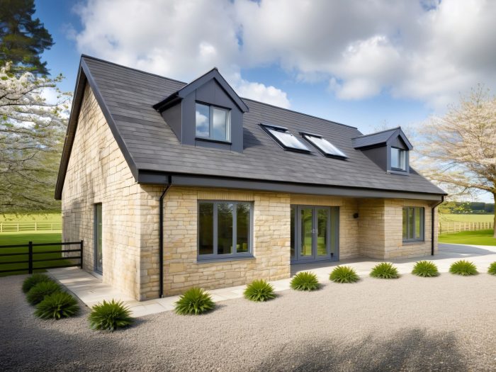 dormer bungalow home plan