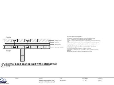 TB/12 – Internal Loadbearing Wall Junction with External Wall