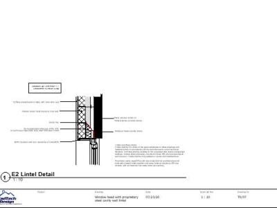 TR-07 - Window Head with Proprietary Steel Cavity-Wall Lintel