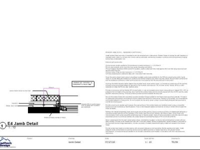 TR-09 – Window Jamb Detail