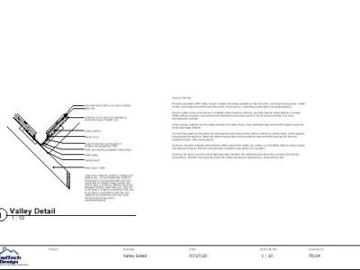 TR-24 – Pitched-Roof Valley Detail