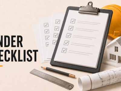 Tender Checklist