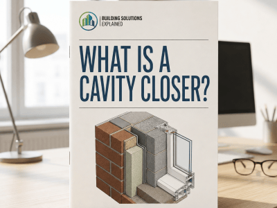 What Is a Cavity Closer? guide cover with an illustrated closer around a wall opening