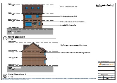 Sample Full Planning Drawing Package - Houseplansdirect